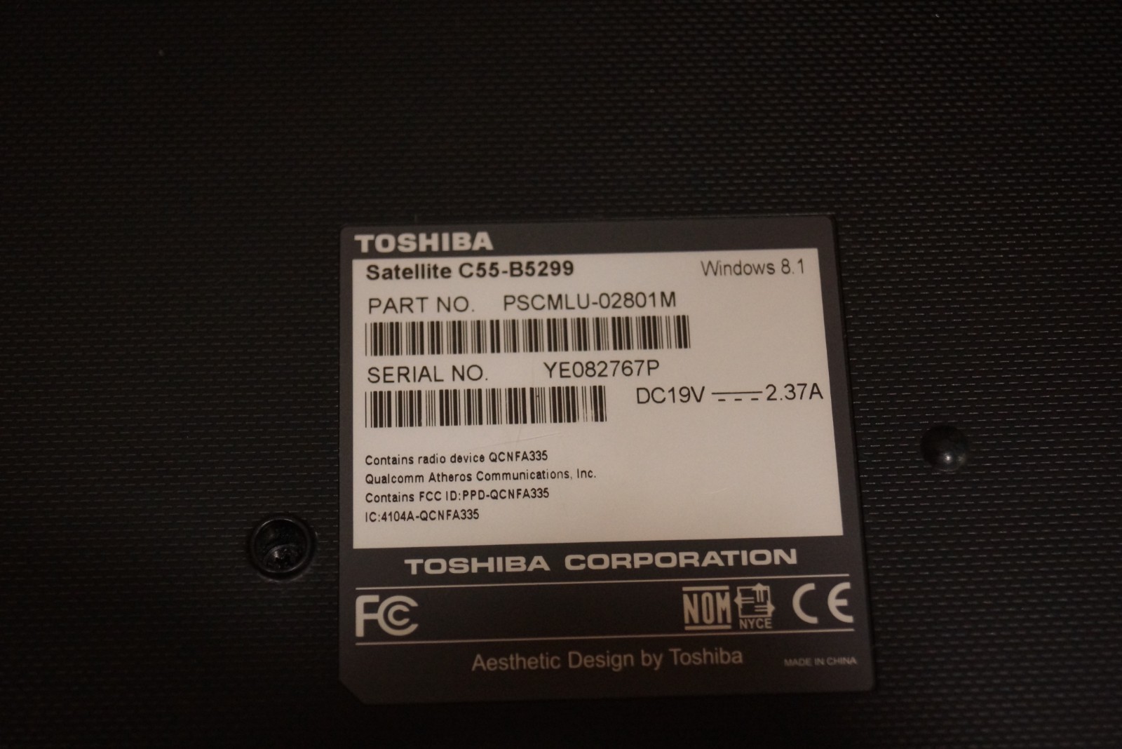 Active Latest 22H2 WIN10 PRO Toshiba C55-B5299@2.16GHz,4GB RAM,500GB HDD