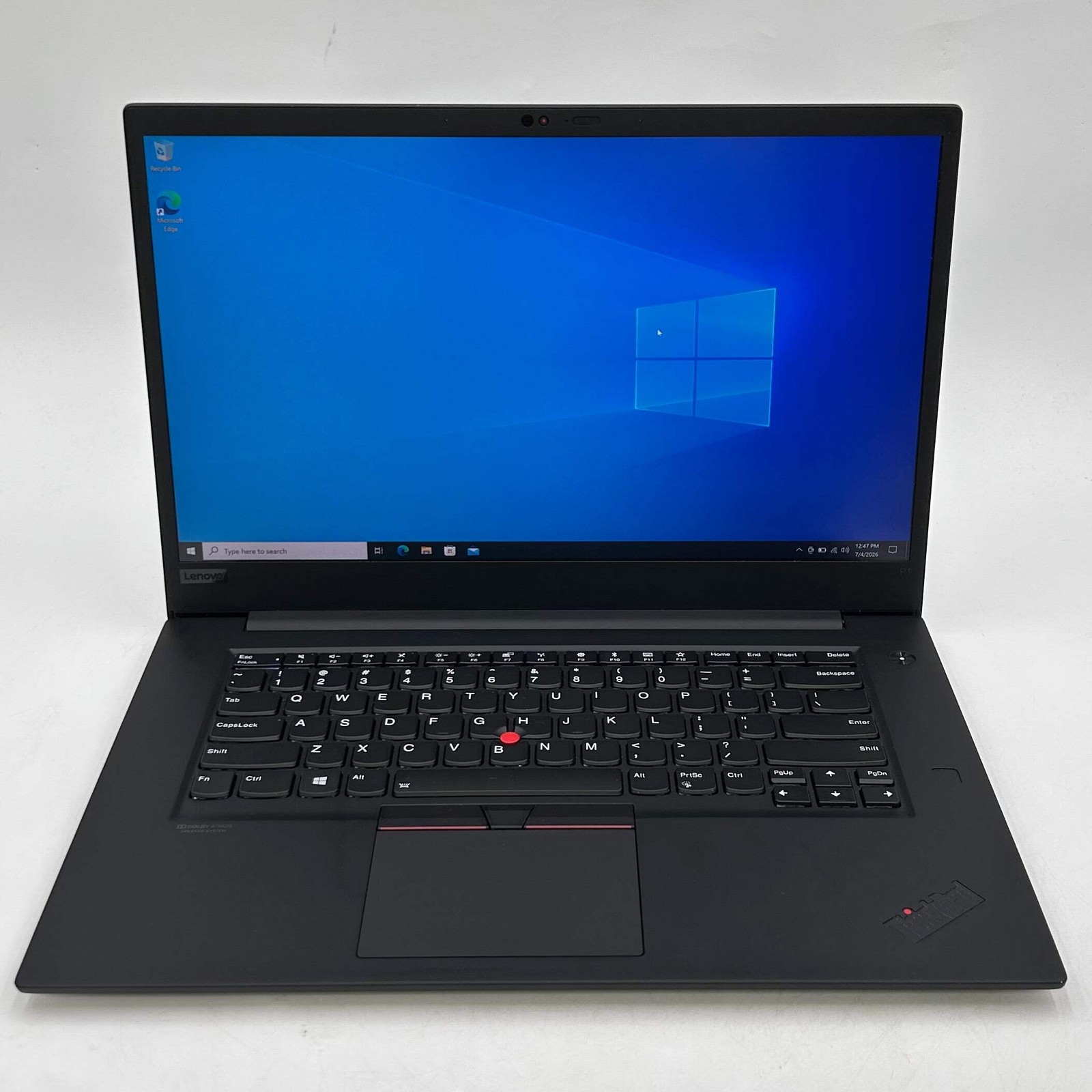 Lenovo ThinkPad P1 Gen 2 15.6″ i7-9850H 2.6GHz 32GB RAM 1TB SSD Quadro T1000