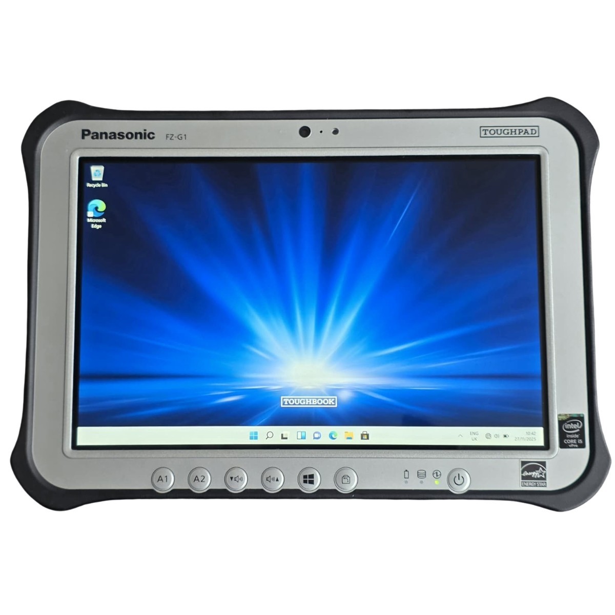 10.1 PANASONIC TOUGHPAD FZ-G1 i5 8GB RAM 128GB SSD LAN PORT GRADE A STYLUS STRAP