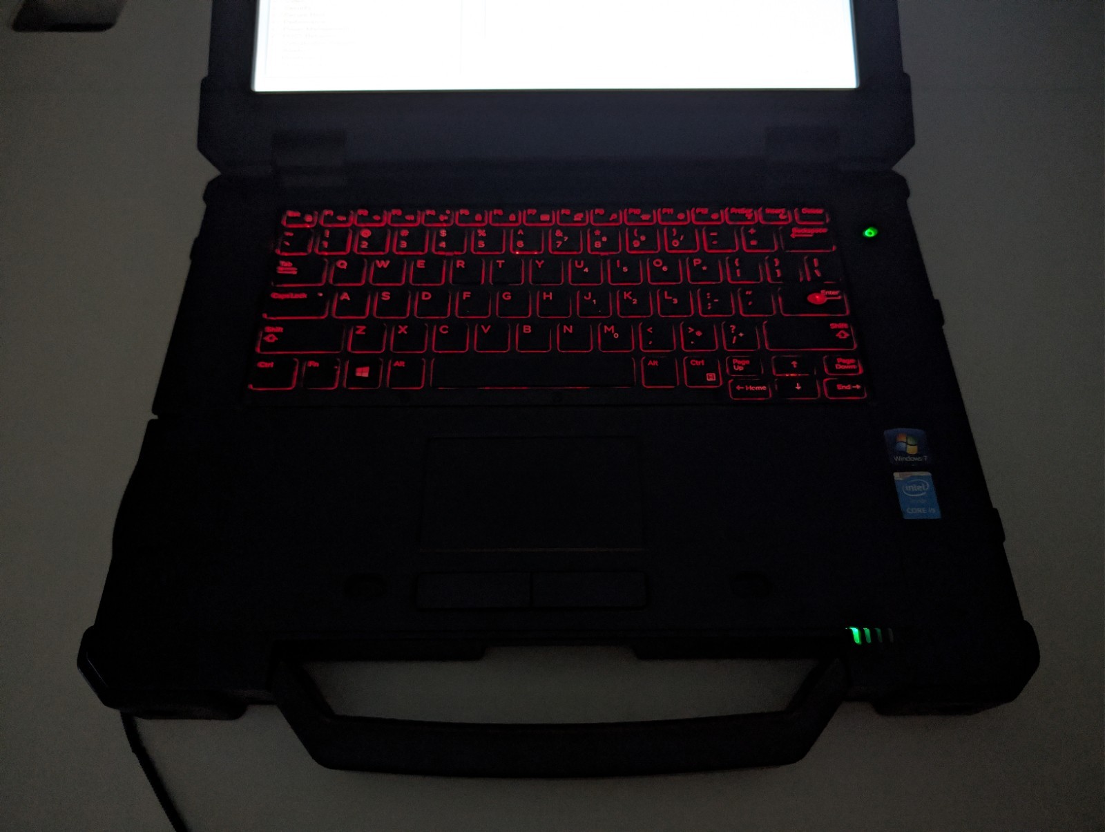 Dell Rugged Extreme 7404 Touchscreen | i5 16GB RAM 256GB SSD | RGB Pen DVD+RW