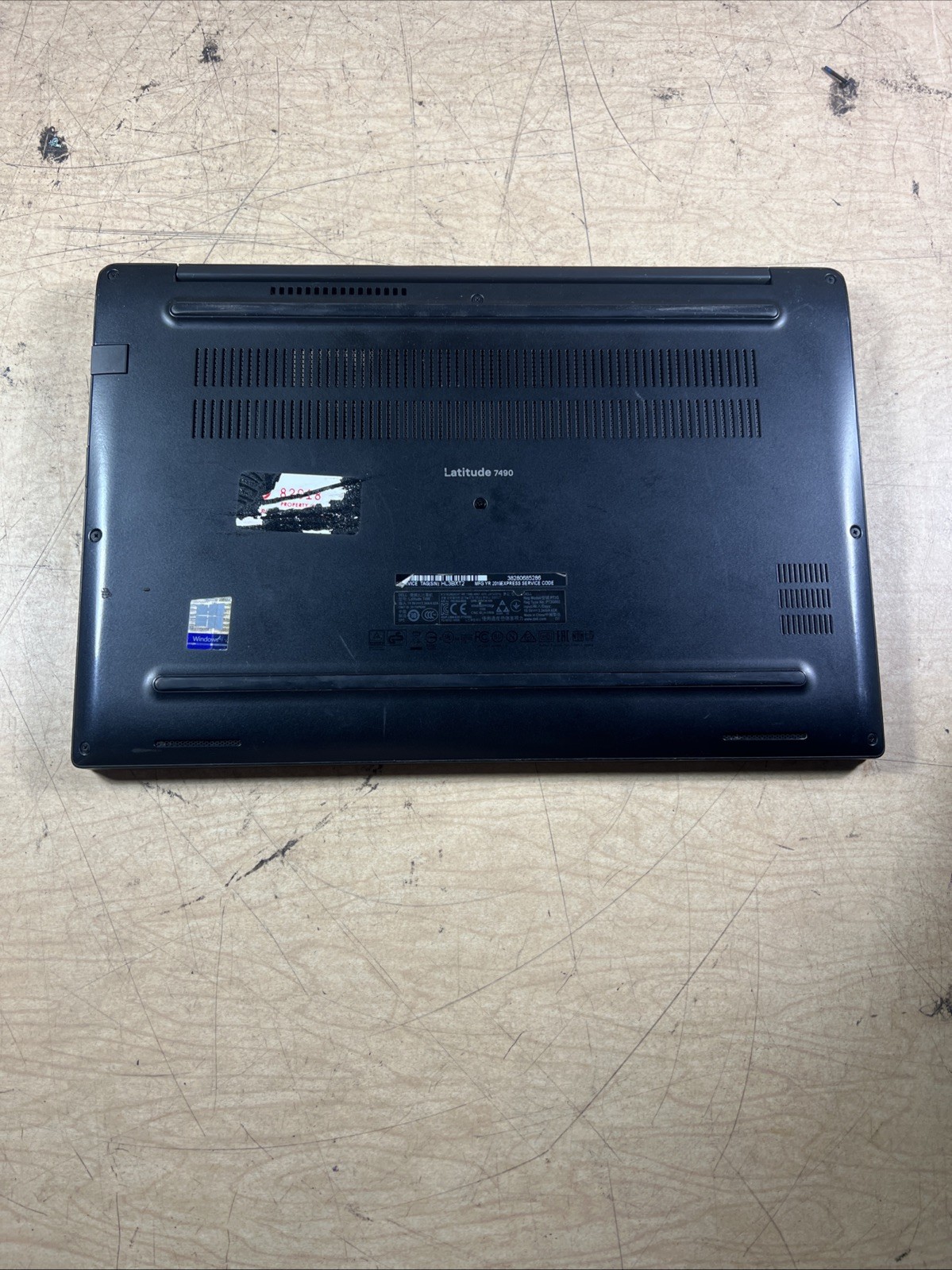 DELL LATITUDE 7490 INTEL CORE I5-8250U 1.60GHZ 16GB RAM **NO HD/ NO CADDIE