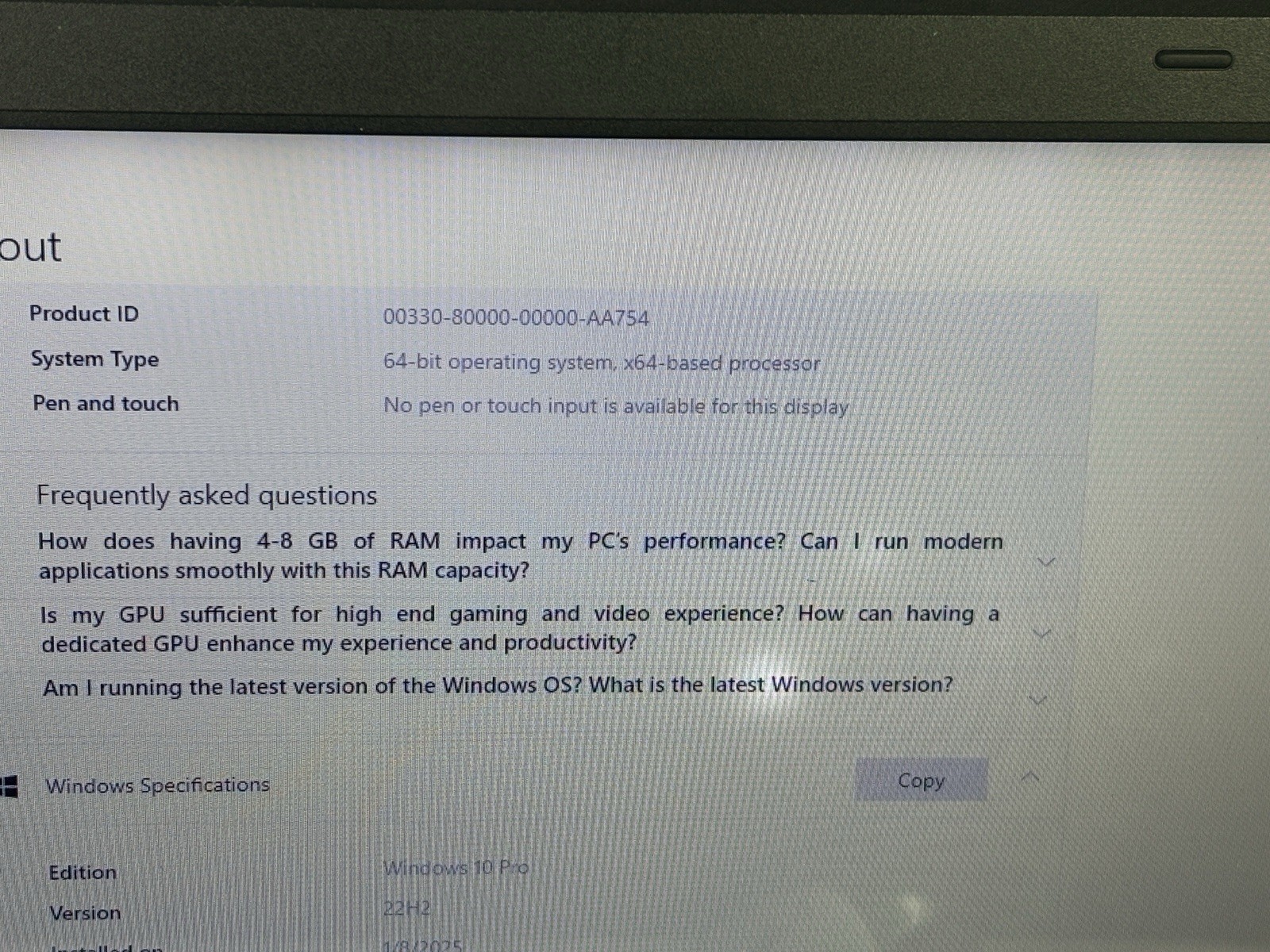 Toshiba Satellite C655 i3 M380 2.53GHz 4GB RAM 298GB HDD WIN 10 PRO *READ*