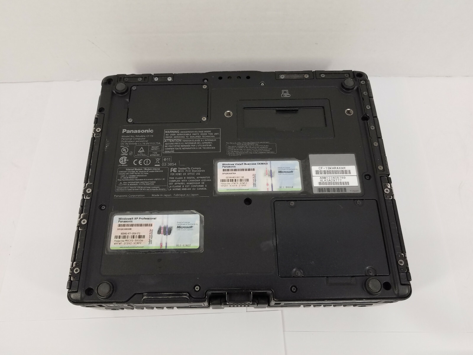 Panasonic Toughbook 19 CF-19KHRAXAM, 10.4″, Core 2 Duo U9300, 3GB, 80GB HDD