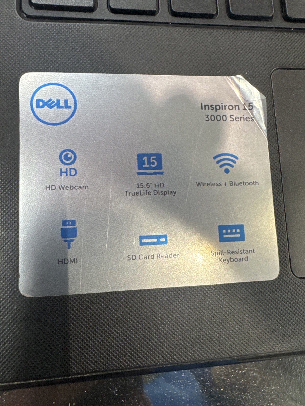Dell Inspiron 15- 15.6″ Laptop 3558 8gb AS IS Works Fine
