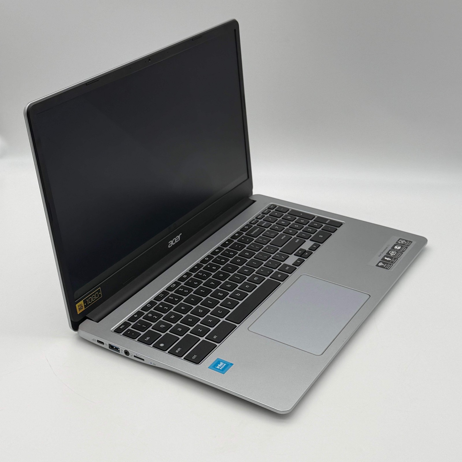 Acer Chromebook 315 15.6-inch Intel Celeron 4GB RAM 64GB Silver, Charger & Wired