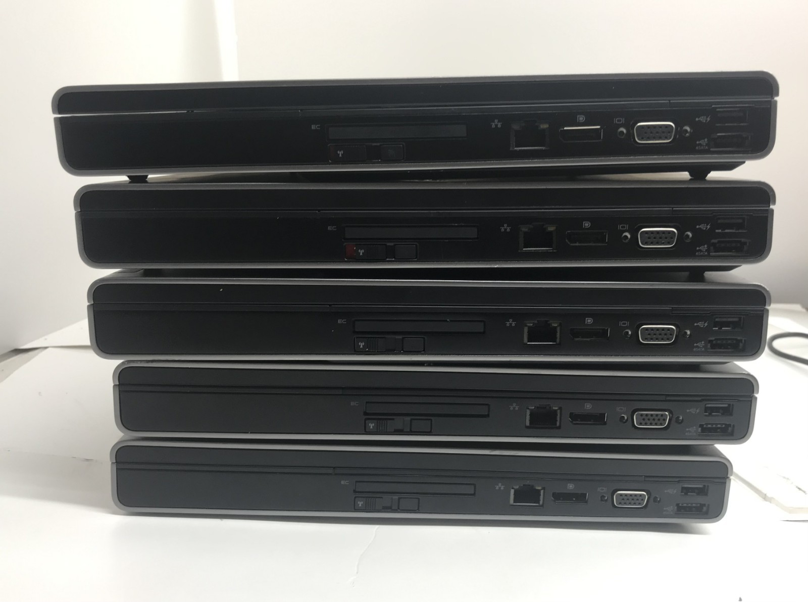 LOT-5 DELL PRECISION M6400 C2D-P8600@2.4GHZ 4GB RAM 128GB SATA SSDS W10 PRO *QTY