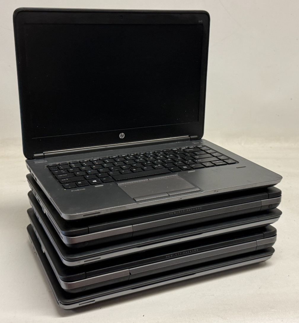 HP ProBook 645 G1 14″ (A6/A10 – 4GB/8GB RAM – NO OS/HDD) – Lot of 5