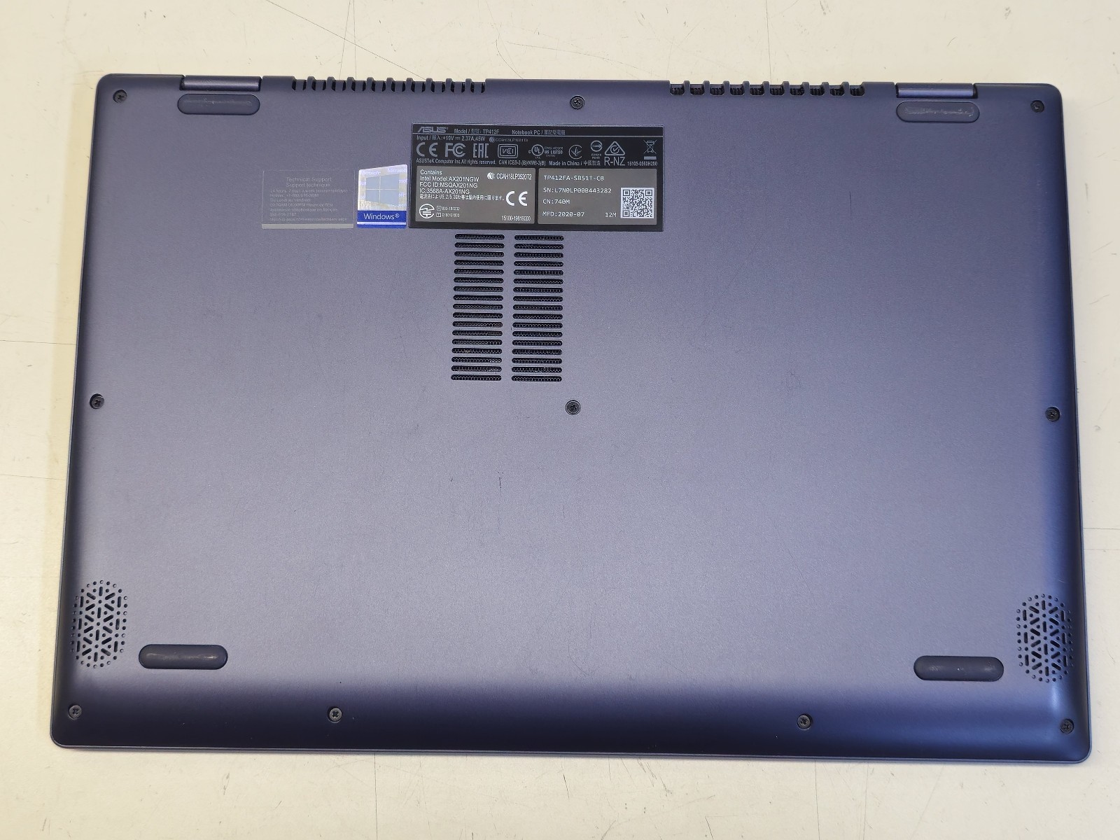 Asus 14″ Vivobook Flip Core i5-10210U + 8GB + 512GB M.2 Windows 11 Pro TESTED