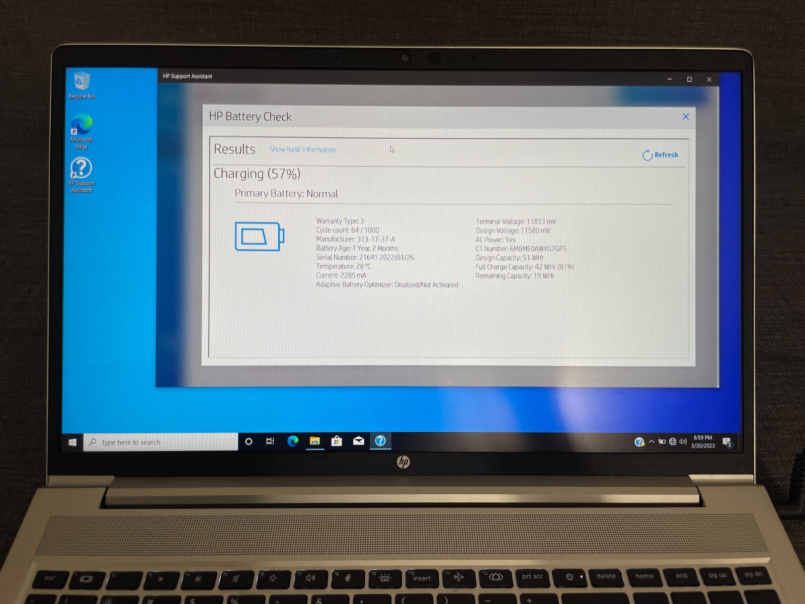 Used HP ProBook 455 G9 AMD Ryzen 5 5625U 16/512GB 15.6″ Win10 Laptop Notebook PC