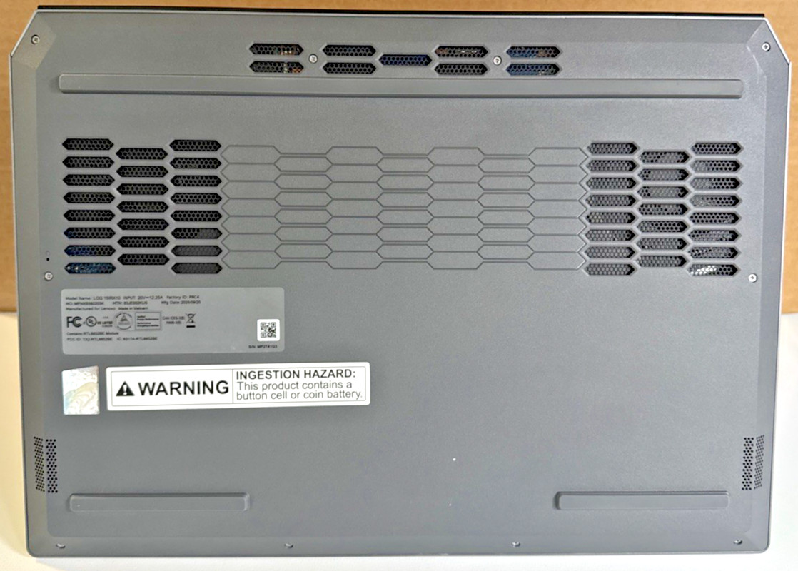 Lenovo LOQ 15.6″ Gaming Laptop Core i5-13450HX 16GB RAM NVIDIA RTX5050 512 SSD