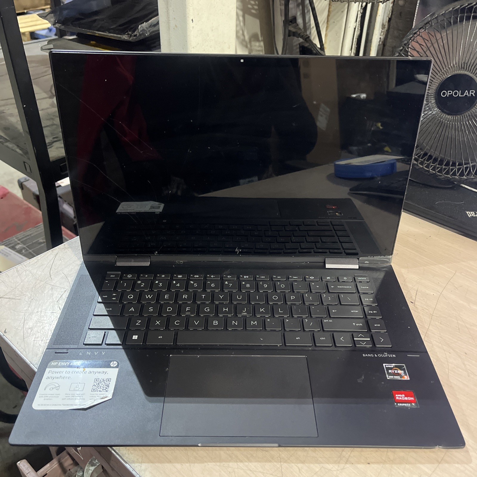 HP ENVY X360 2 IN 1 AMD RYZEN 5 5625U 8GB RAM NO HD