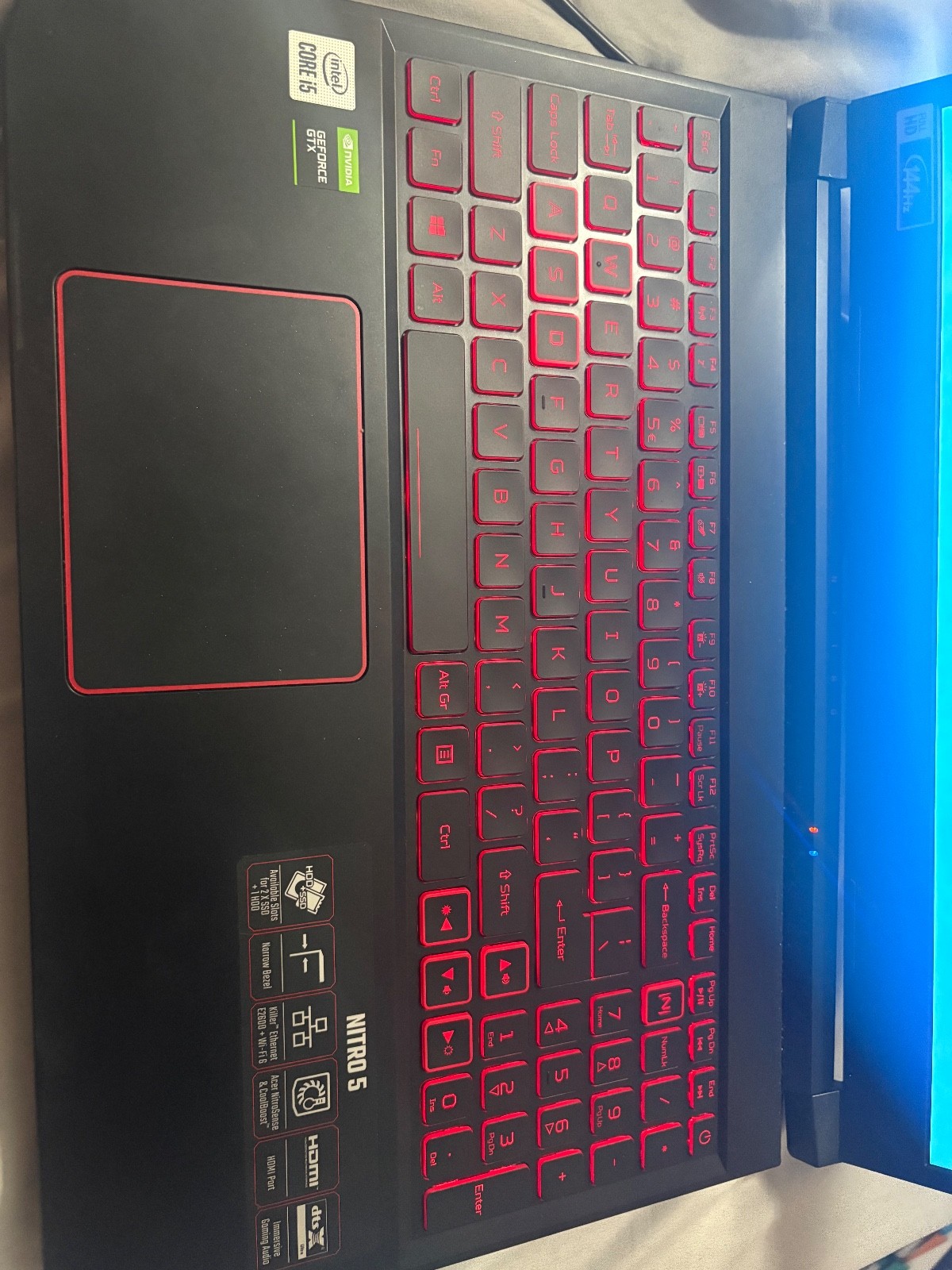 Acer Nitro 5 AN515-54-5812 15.6 inch (256GB, Intel Core i5 9th Gen., 2.40GHz,…