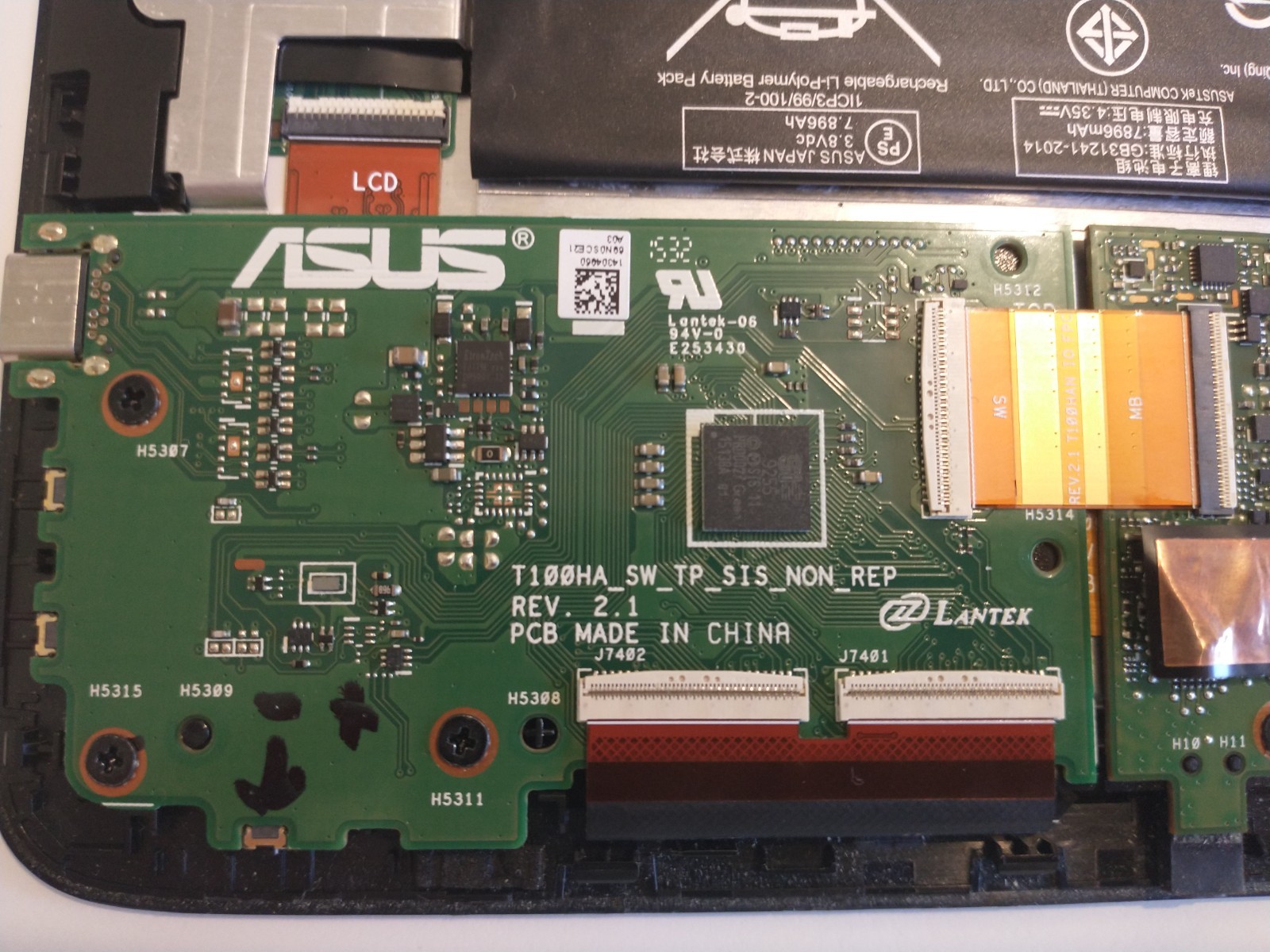 Asus Tablet T100H FOR PARTS FOR PARTS FOR PARTS