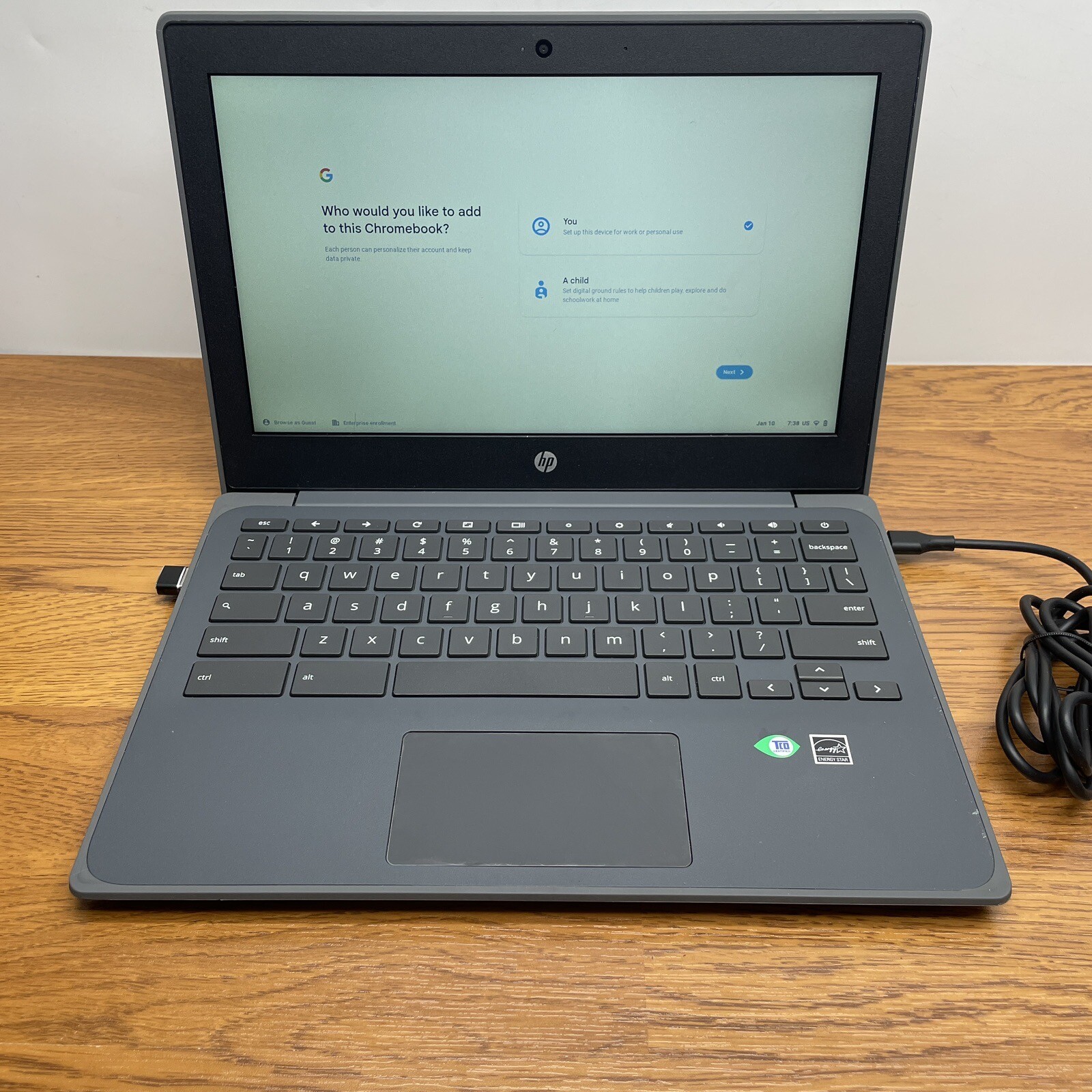 HP Chromebook 11A G8 11.6″ AMD A4 4GB RAM 32GB eMMC Bluetooth HDMI Webcam Good
