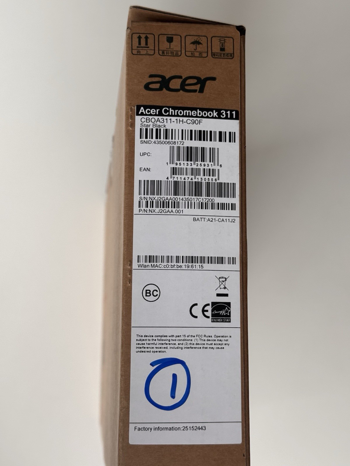 Acer – Chromebook 311 11.6″ HD Celeron N4500 4GB RAM 64GB eMMC – Star Black New