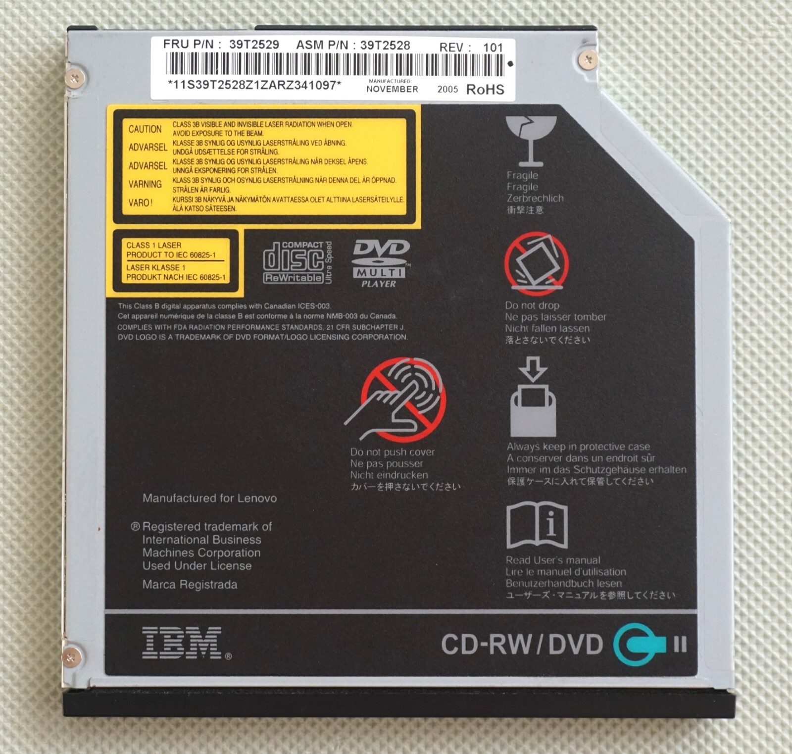 Collector grade IBM laptop Thinkpad T43p, TYPE 2668-H2U absolute flagship model
