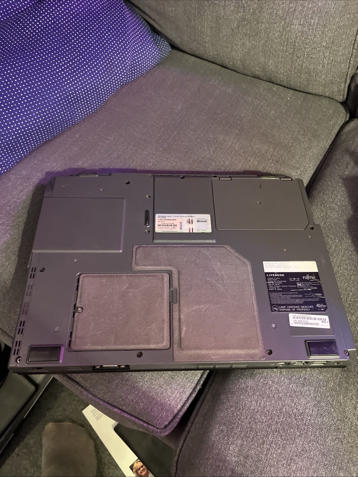 Fujitsu Lifebook A6120 Core 2 Duo, 3GB RAM, Windows Vista Tested And Works
