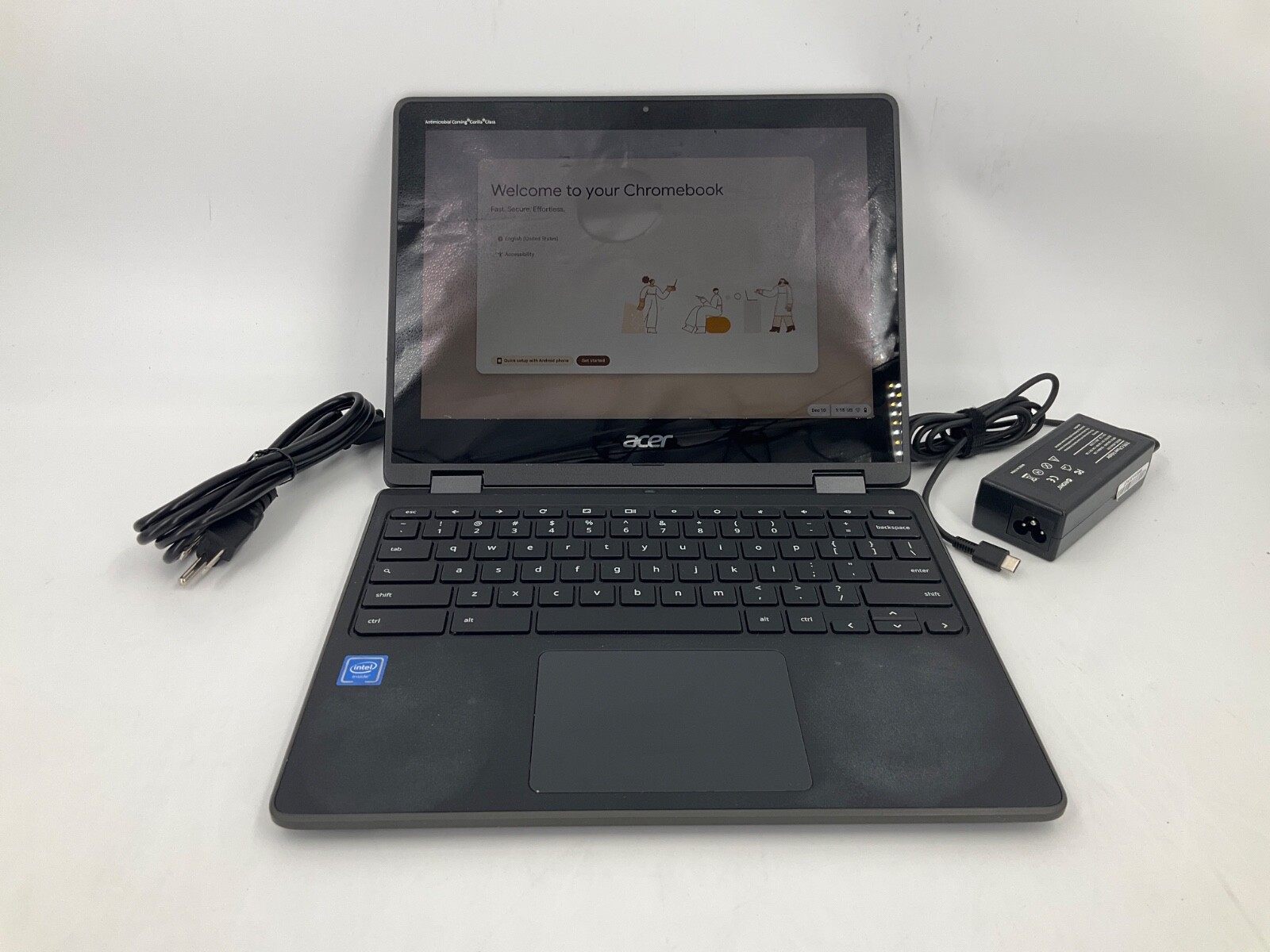 Acer Chromebook Spin 512 R851TN-C9DD Flip N4100 32GB 12″TOUCH NX.H99AA.002