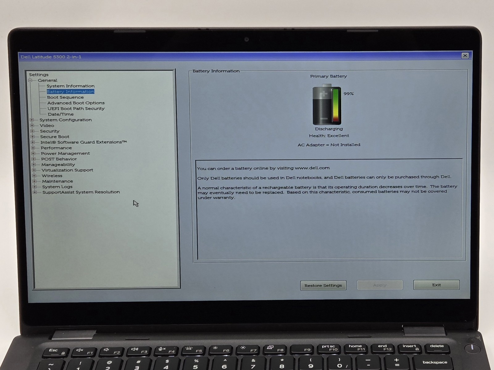 Dell Latitude 5300 2-in-1 13 FHD Touch I5-8365U 256GB 16GB W11P Webcam Backlit