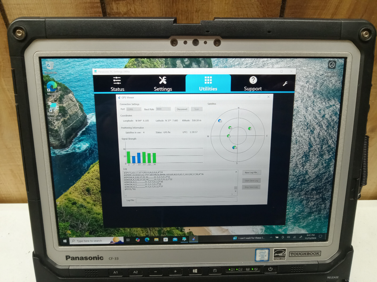 PANASONIC TOUGHBOOK CF-33 , i5-7300, 1TB, 16GB RAM, 2-HD BATTS 4G & GPS