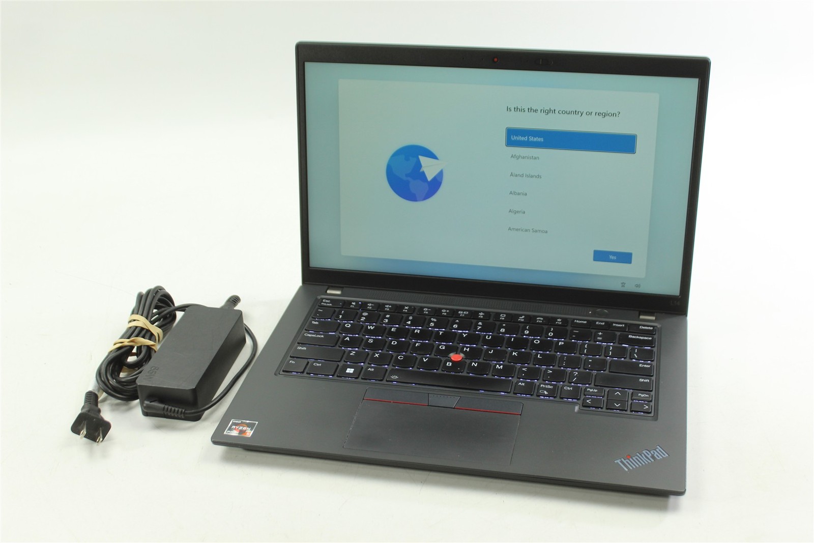Lenovo ThinkPad L14 Gen 4 14″ Ryzen 5 Pro 7530U 2.0GHz 256GB SSD 16GB RAM W11H