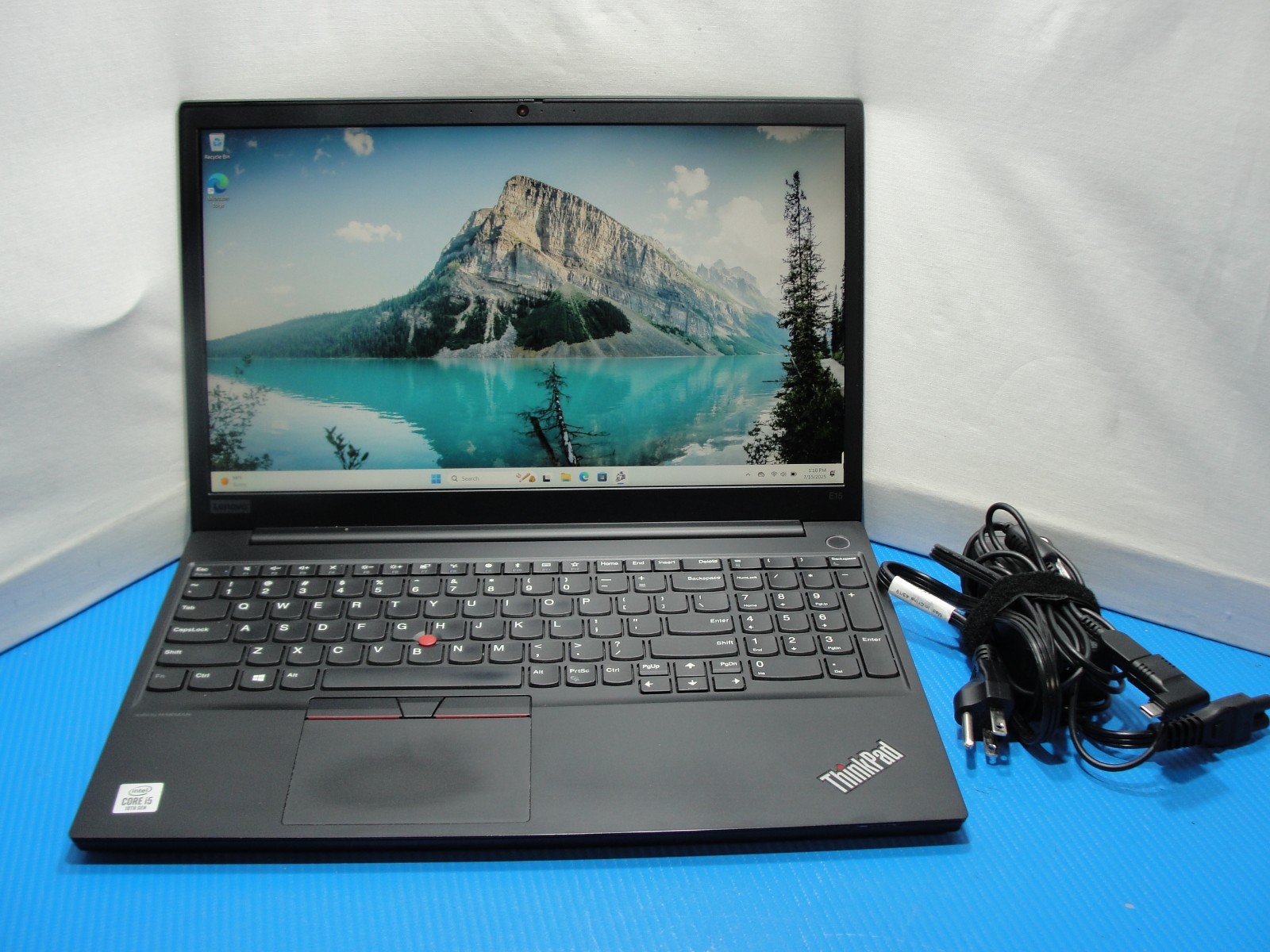Lenovo ThinkPad E15 15.6” Intel Core i5-10210U 1.6GHz 8GB 256GB Reset SSD