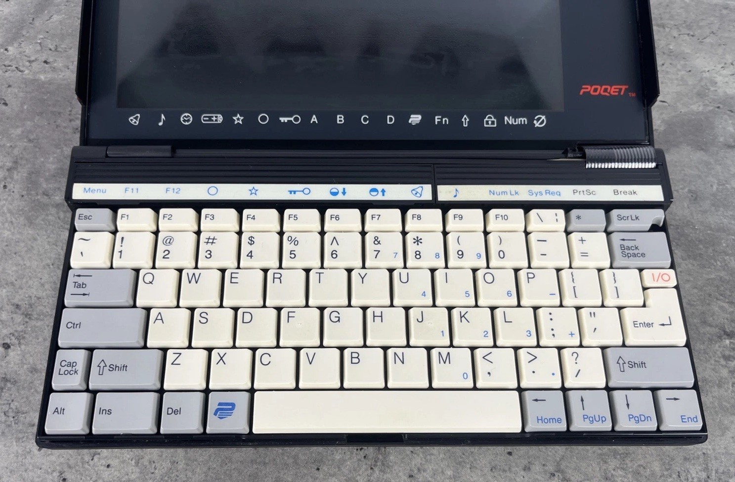 The Poqet PC Vintage Laptop for Parts Or Repair PQ0164 Untested