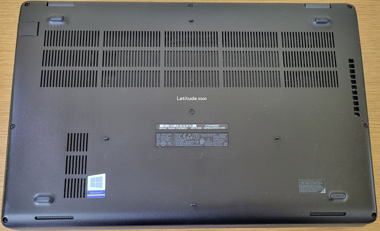 (Lot of 3)Dell Latitude 5500 i5-8th Gen 1.60GHz 8GB No OS/SSD/HDD