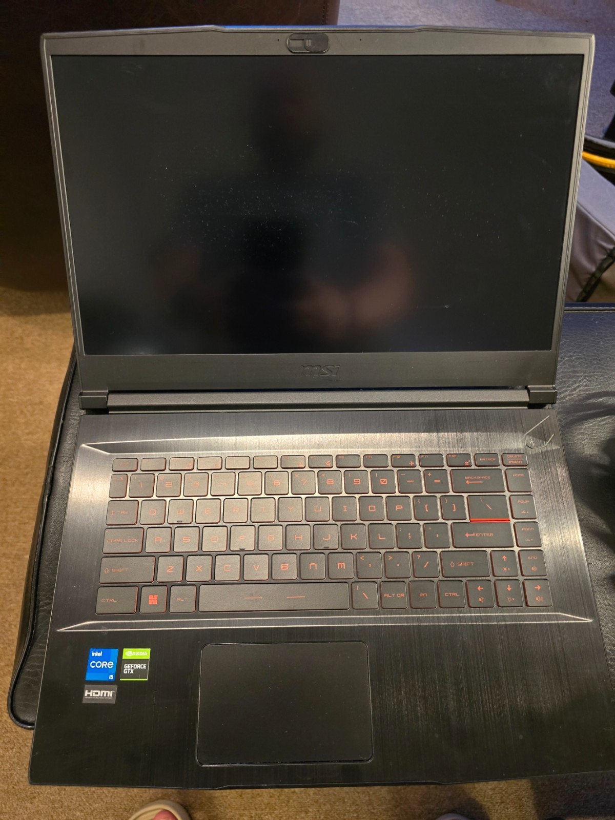 MSI GF63 Thin 11SC Laptop Core I5 11400H, 8GB RAM, 256GB SSD, Windows 11 Home