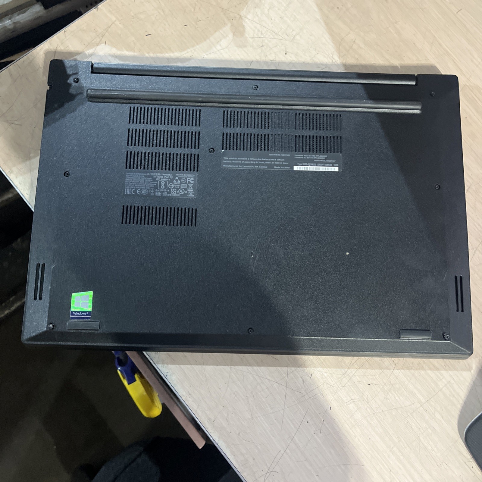 LENOVO THINKPAD E580 INTEL CORE I5-7200U 2.50GHZ 8GB RAM NO HD