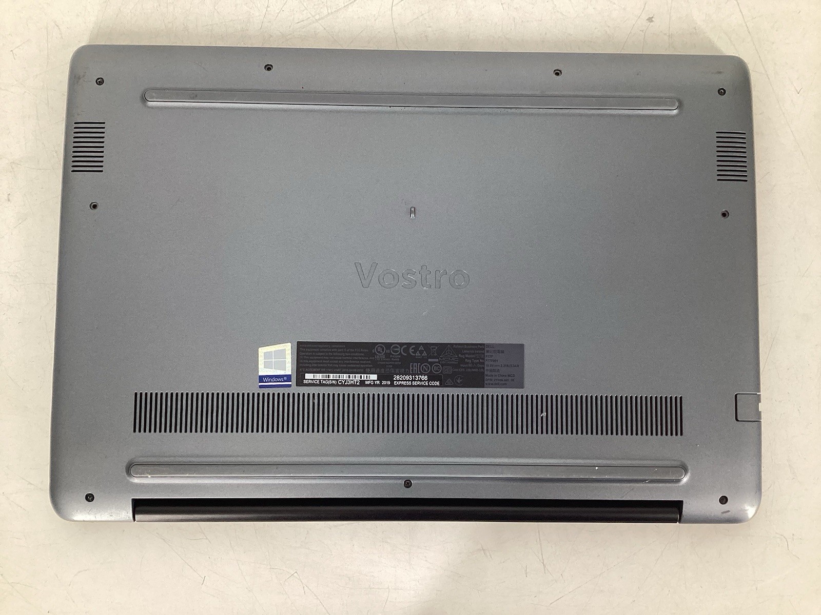 DELL VOSTRO 5581 (Intel Core i5-8265U @1.60GHz, 8GB RAM No SSD/OS) No AC *Read