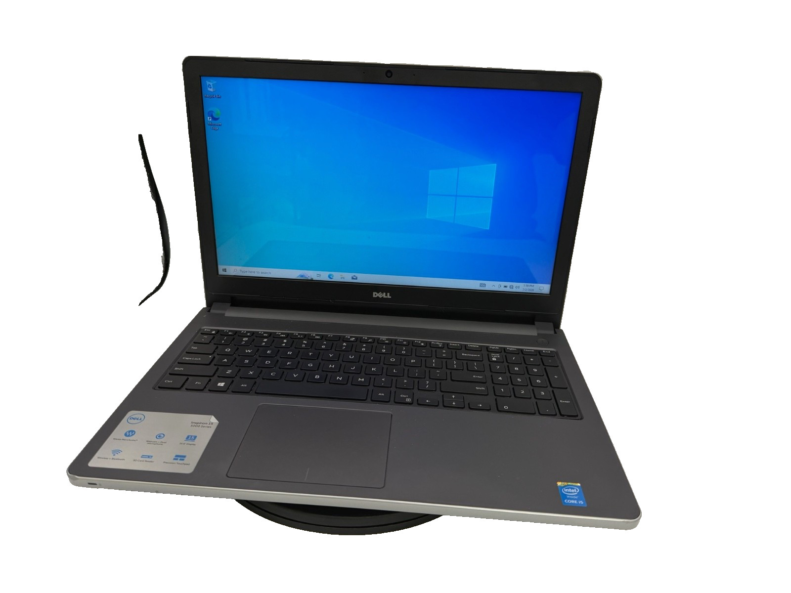 Dell Inspiron 5558-i5-4210U@1.70GHz 8GB DDR3 Ram 256GB SSD W10H (1254)