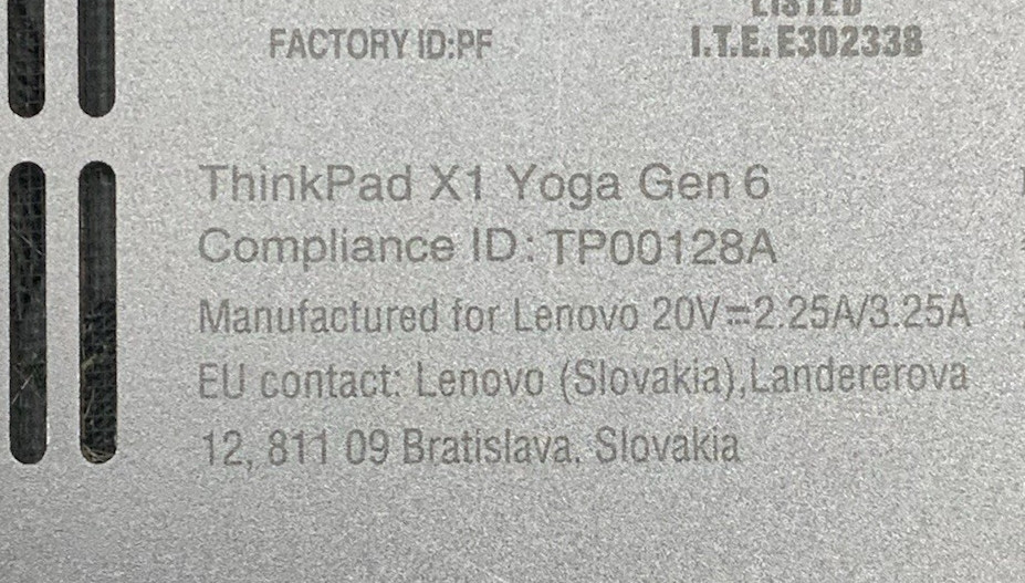 Lenovo ThinkPad X1 Yoga Gen 6 Touchscreen | Intel i7-1185G7 512GB NVMe 32GB DDR4