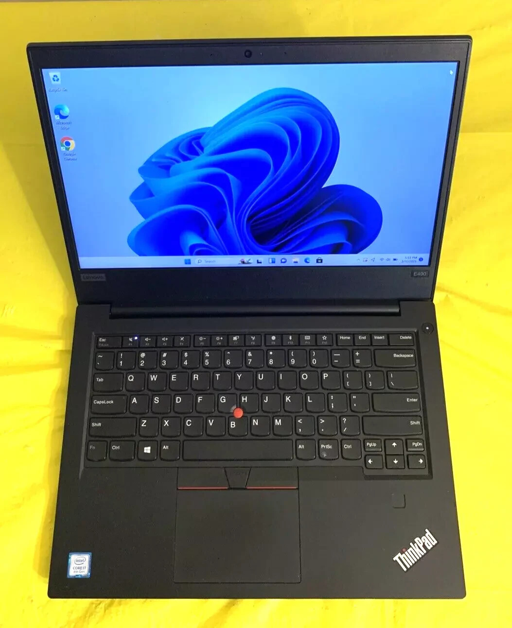 Lenovo ThinkPad E490 Intel Core i5-8265U 16GB Ram 500GB SSD W11P Laptop
