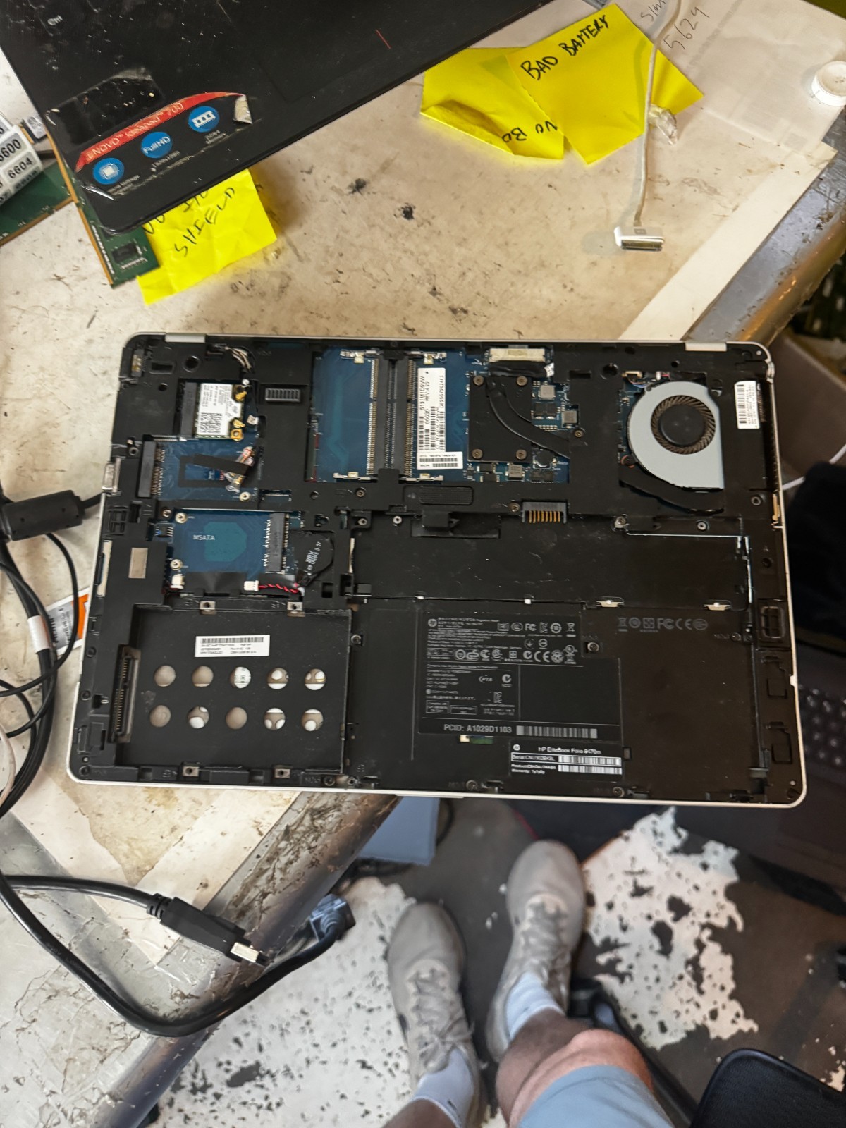 HP EliteBook Folio 9470m Core i5 Laptop For Parts/Repair #6531