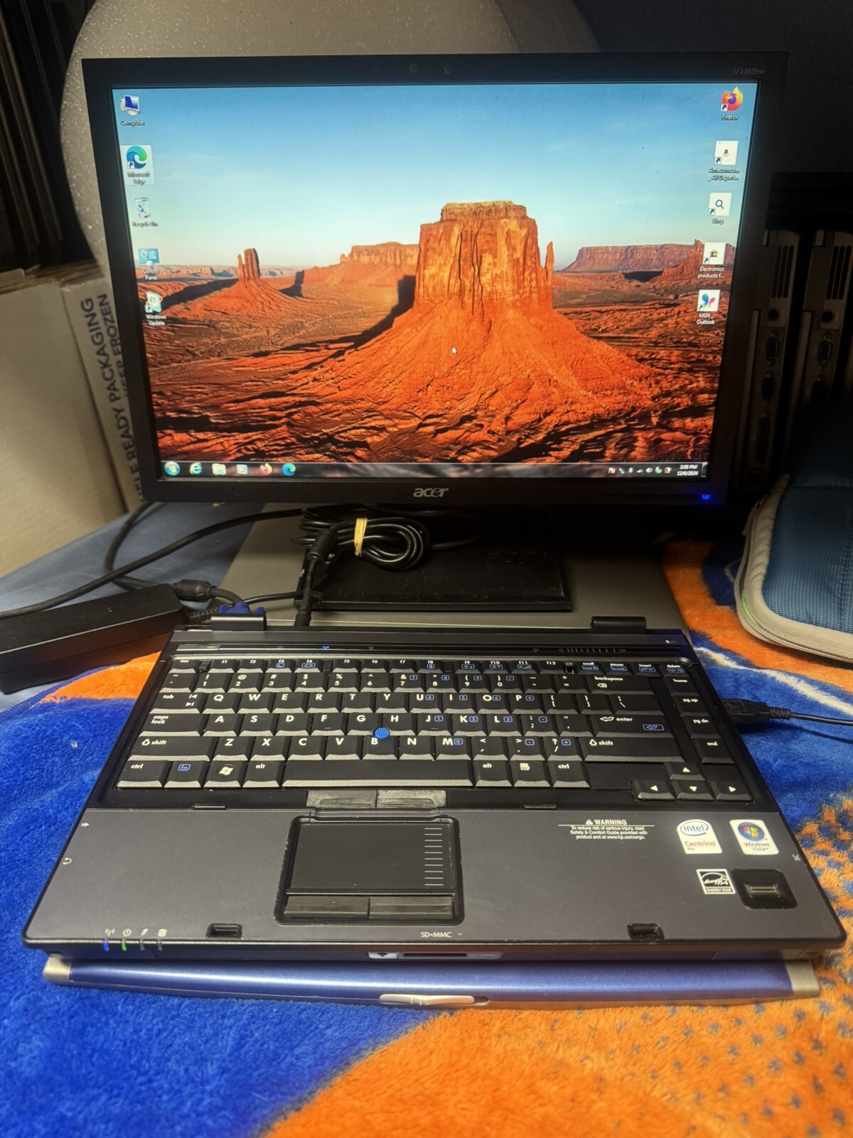 14.1” HP Compaq 6510b Laptop Core 2 Duo 2.40GHz 160GB HDD 2GB RAM