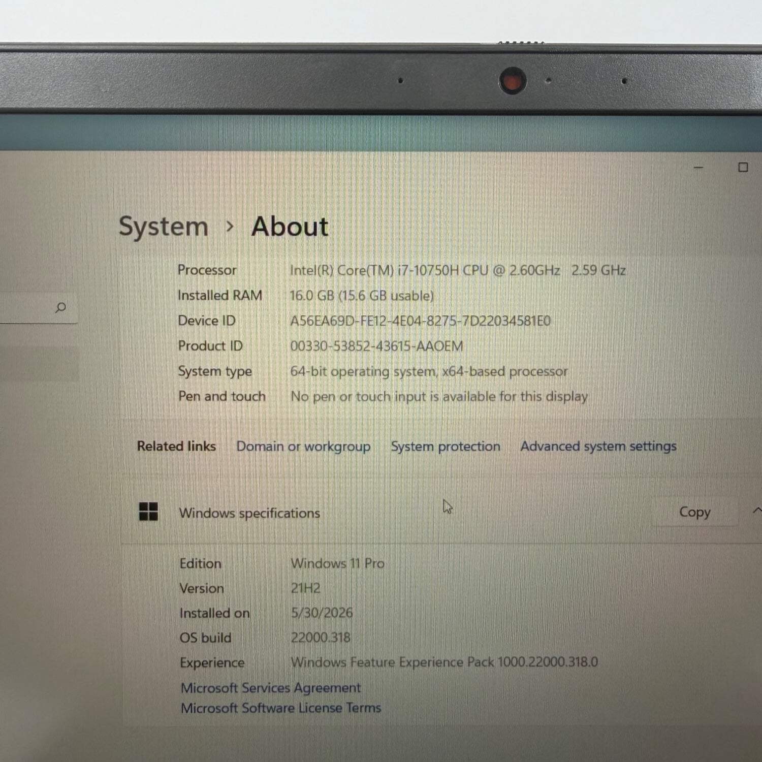 Dell Precision 7750 17.3″ i7-1750h 2.6GHz 16GB RAM 256GB SSD