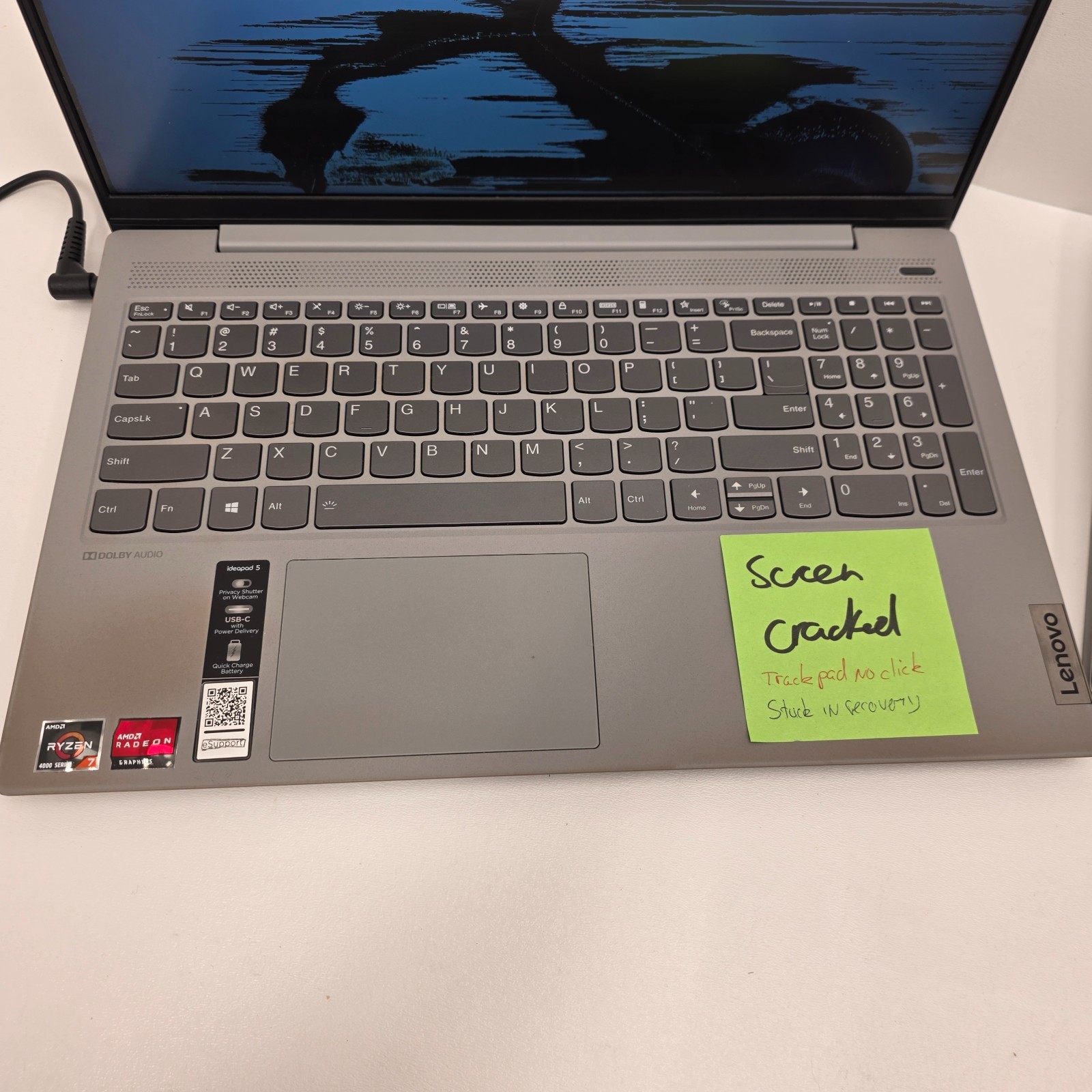 LOT OF 4 READ LENOVO IdeaPad 5 AND 3 15ARE05 15.6″ Ryzen 7 4700U 8GB 512gb SSD