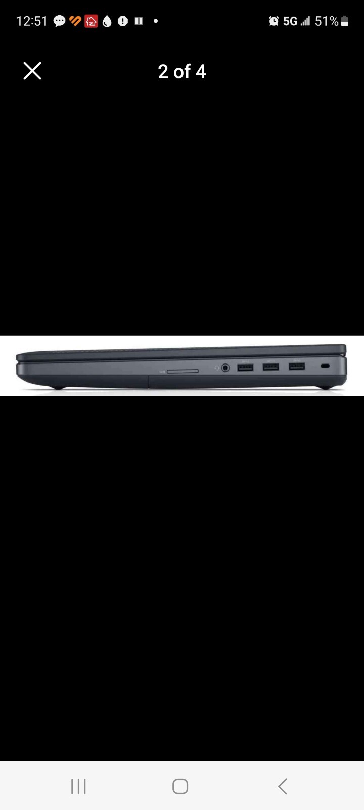 Laptop Lot Of 3 Dells M4800 And 2 Dell Precision 7510 Gaming Laptops W Chargers