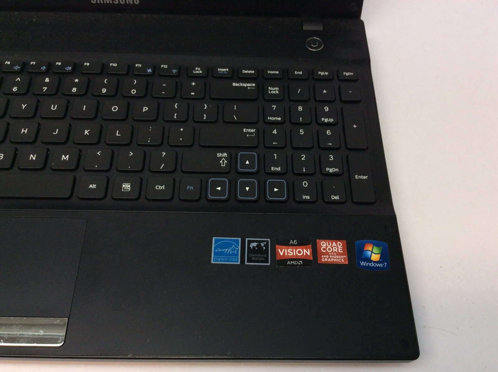 Untested Samsung Win 7 Quad Core AMD Radeon A6 Vision Notebook Laptop NP305V5A