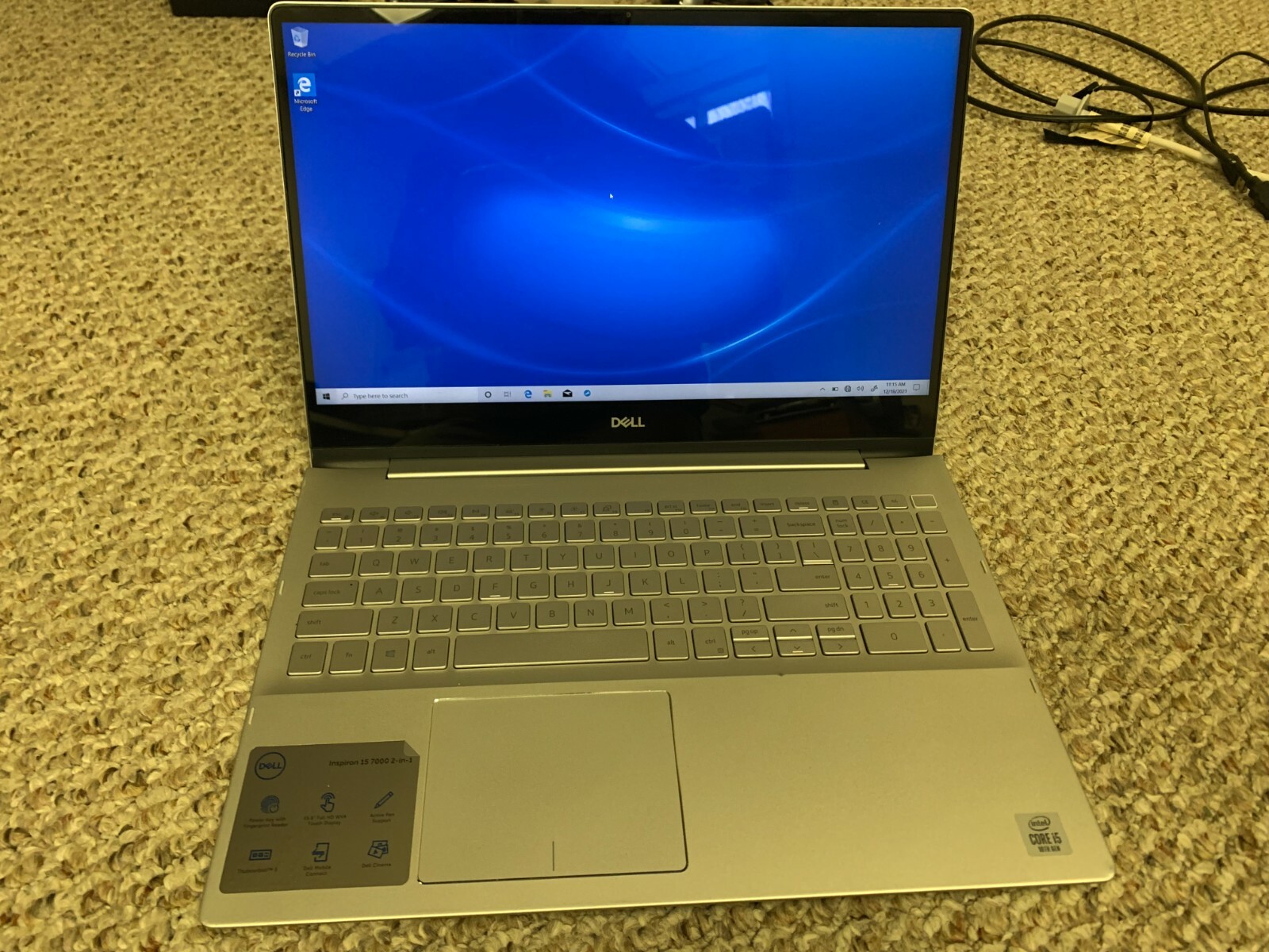 Dell Inspiron 7591 15.6″ 2-in-1 FHD Touch i5-10210U 8GB RAM 512GB+32GB Optane