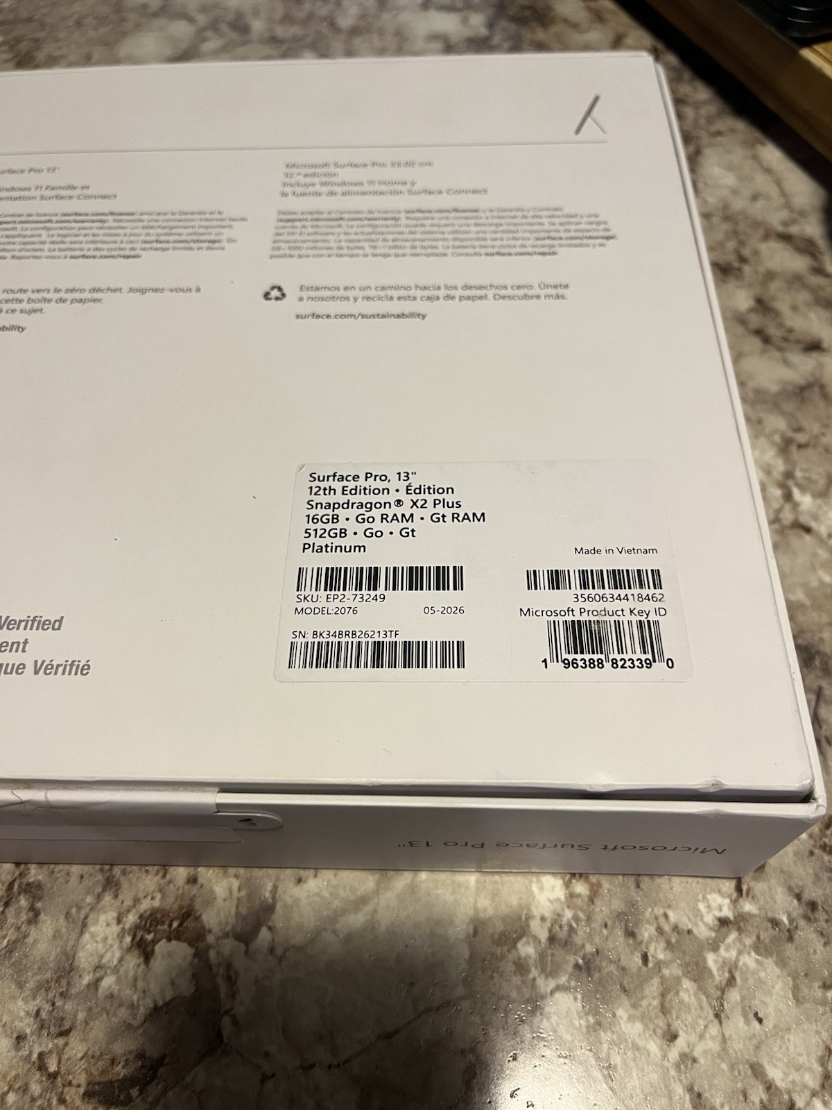 Microsoft Surface Pro 12th (2026) 13″ OLED Snapdragon X2 Elite 24GB RAM 512GB…