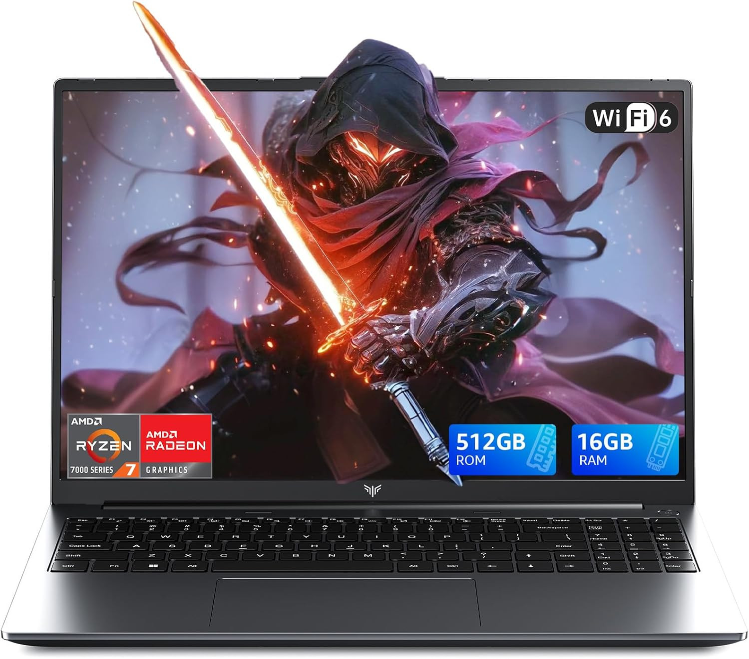 Gaming Laptop, 2026 Laptop with AMD Ryzen 7 7735HS (8C/16T, up to 4.75Ghz), 16GB