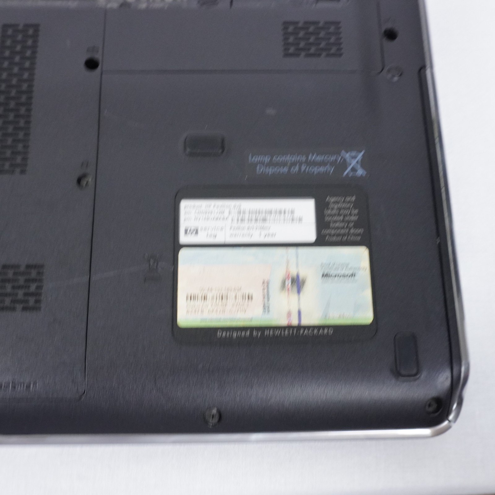 HP Pavilion dv3 Laptop Intel Core 2 Duo Windows Vista Blue For Parts