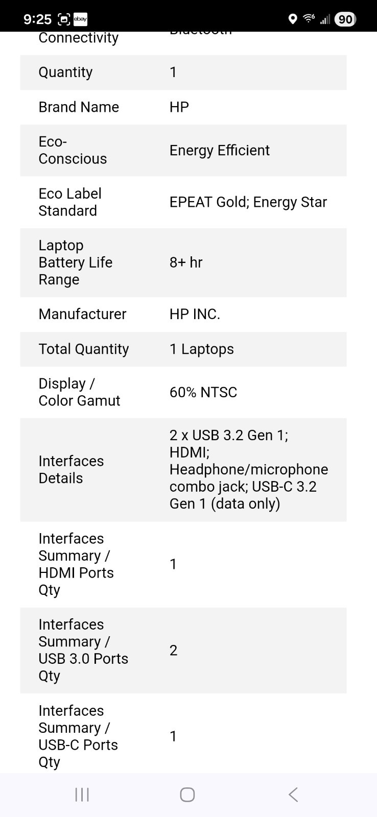 HP 17-cn3375nr 17.3″ i5 8GB 512GB Rose Gold Laptop NEW