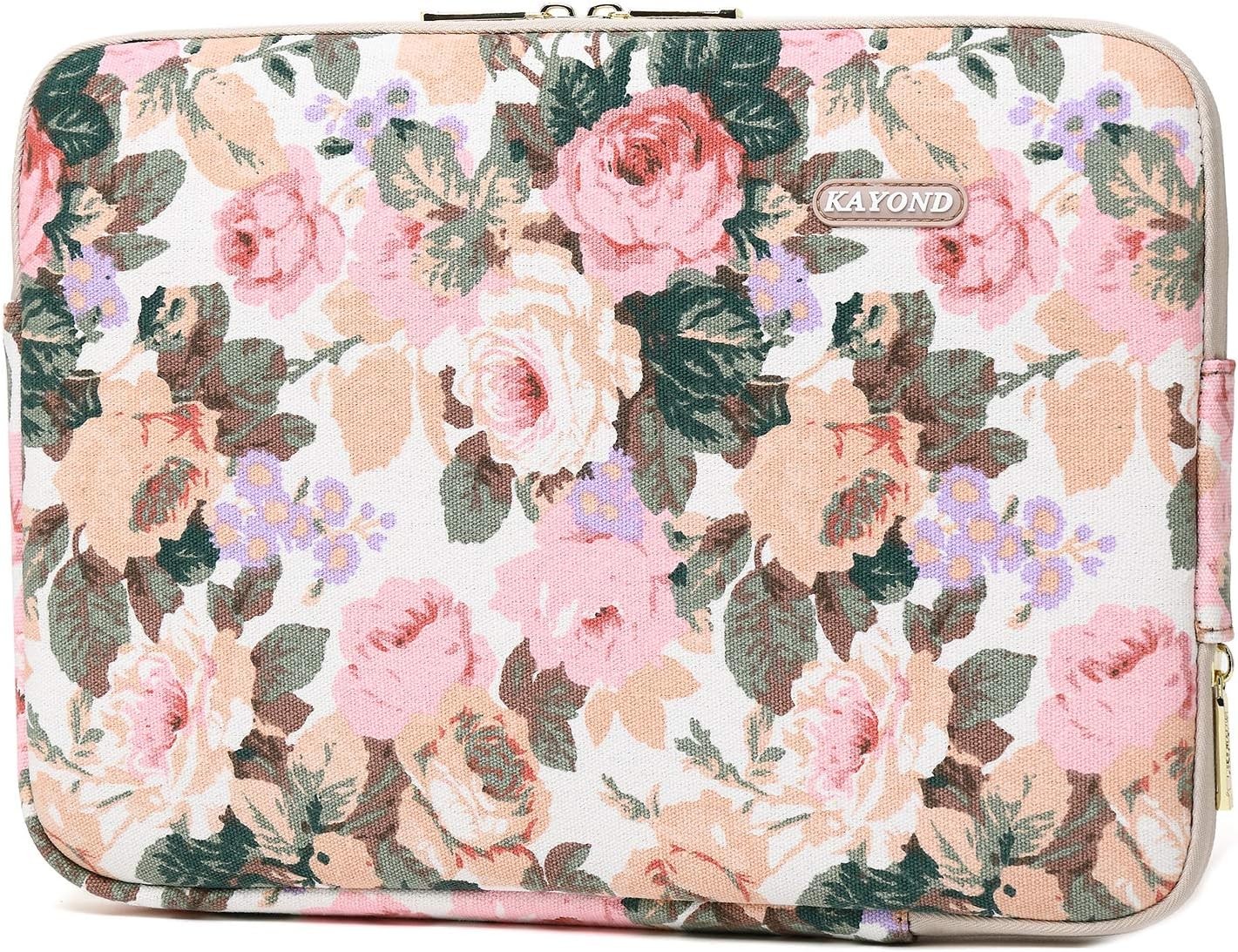 Canvas Water-Resistant Nylon Fabric 15.6 Inch Laptop Sleeve Case for Notebook Co