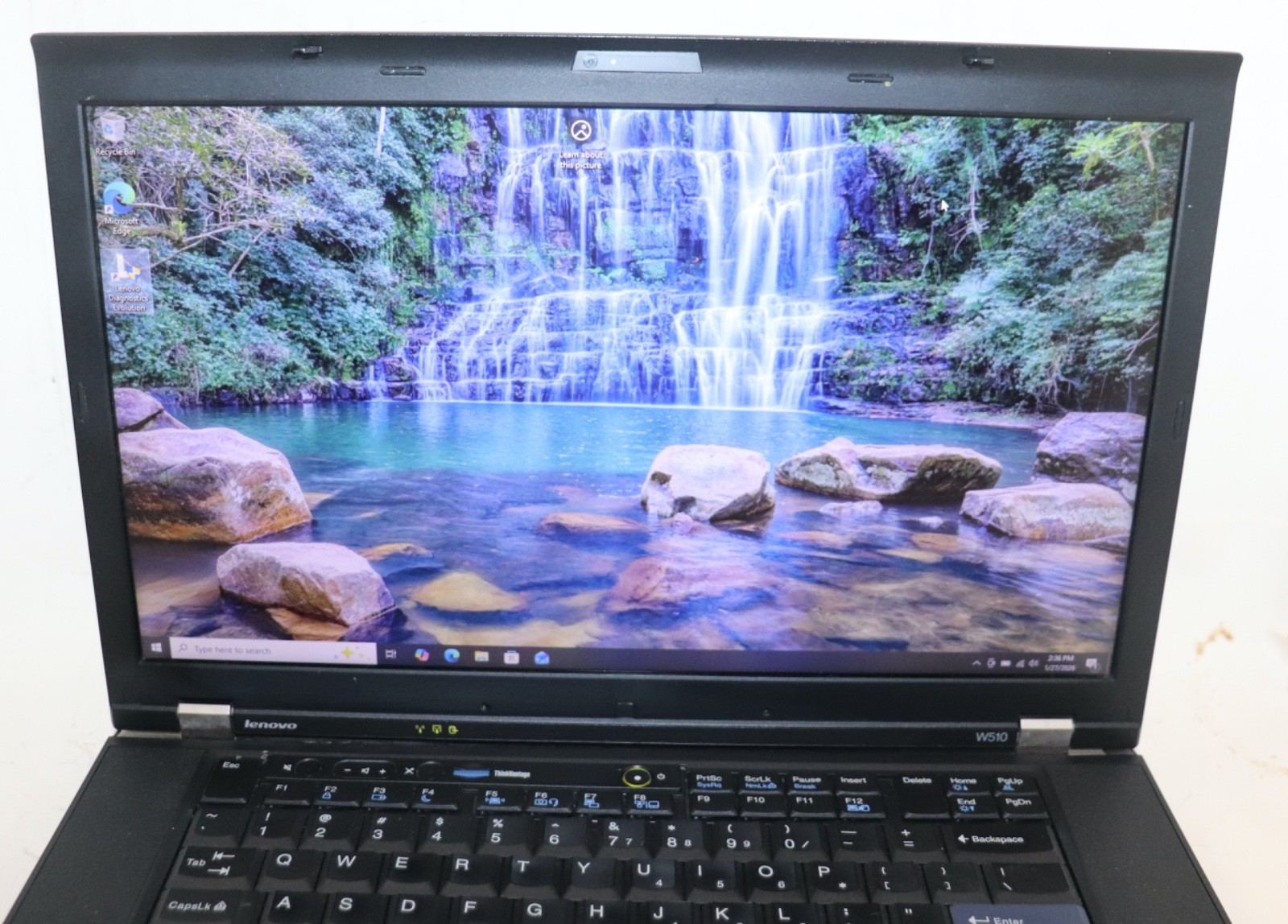 Lenovo ThinkPad W510|Core i7@1.60 GHz|8GB RAM 320GBHDD|WIN 10.PROF|NVIDIA|Webcam