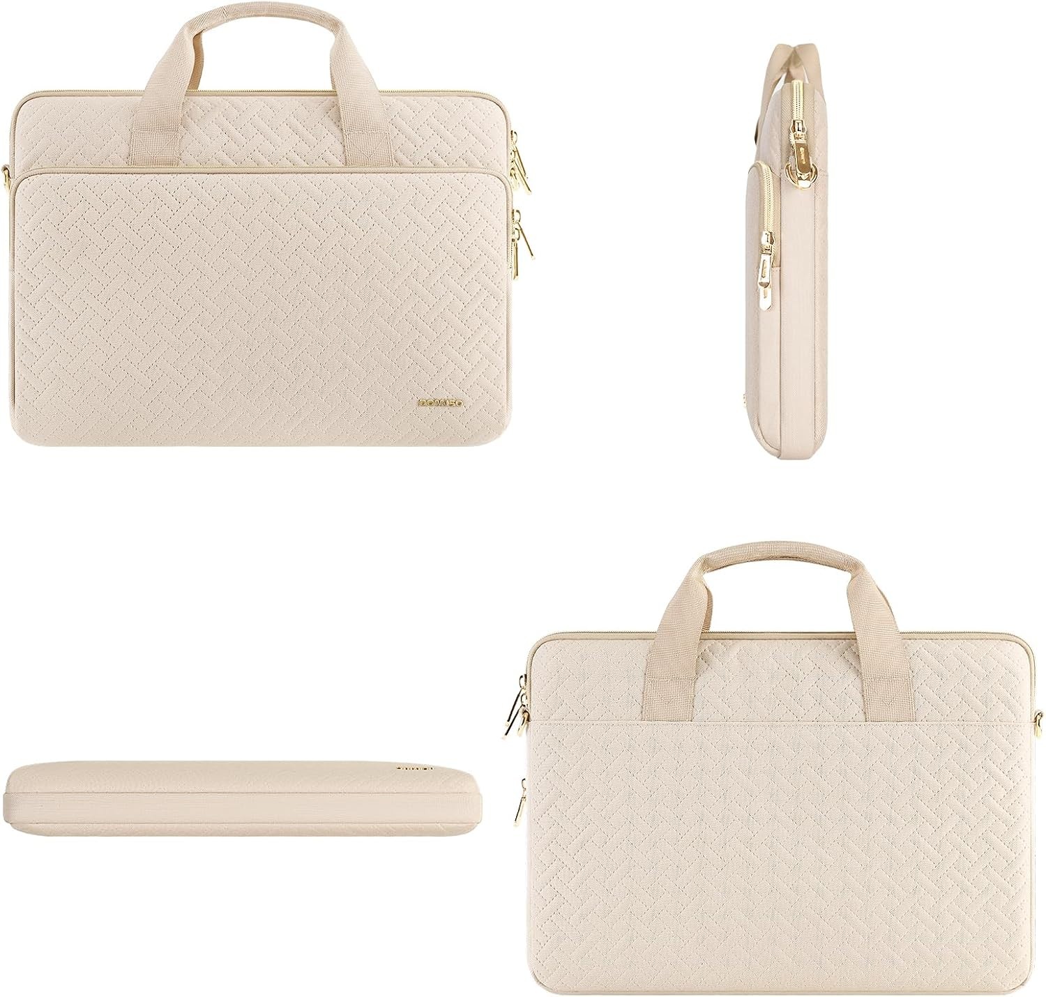Beige Laptop Sleeve Case for 15.6 inch MacBook Pro 16 M4 M3 M2/Pro Max, Waterpro