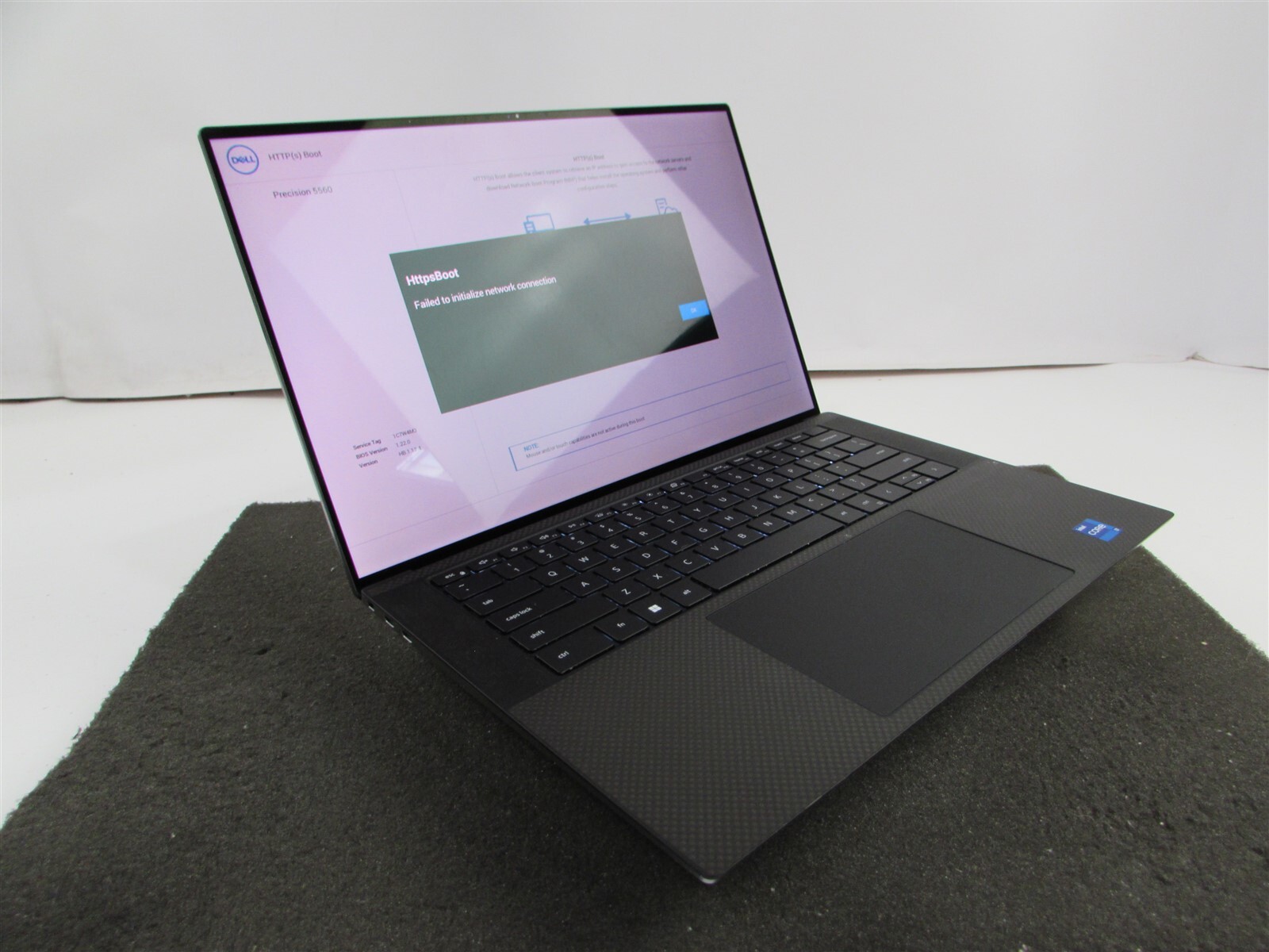 DELL PRECISION 5560 1920X1200 FHD I7-11850H 512GB SSD 16GB RAM RTX A2000 NO O.S