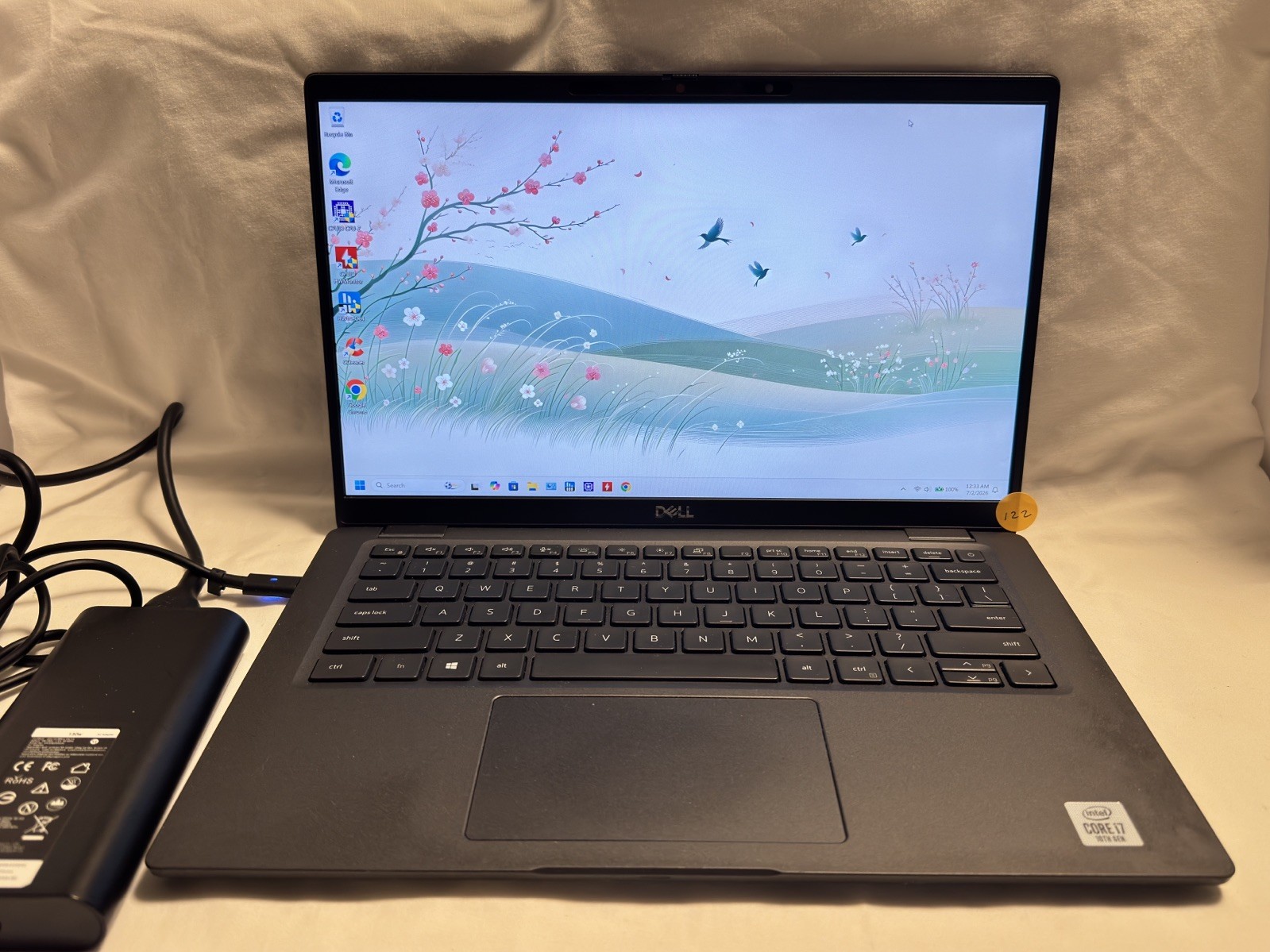 Dell Latitude 7410 14″ i7-10610U Gen 10 16GB 256GB SSD Win 11 Home Black